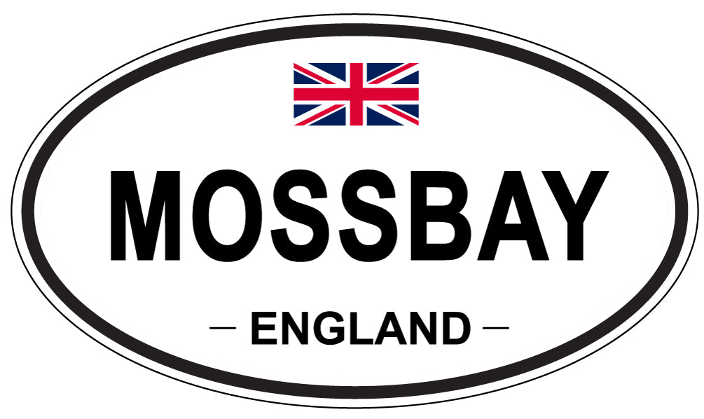 MOSSBAY, England - Oval Magnet