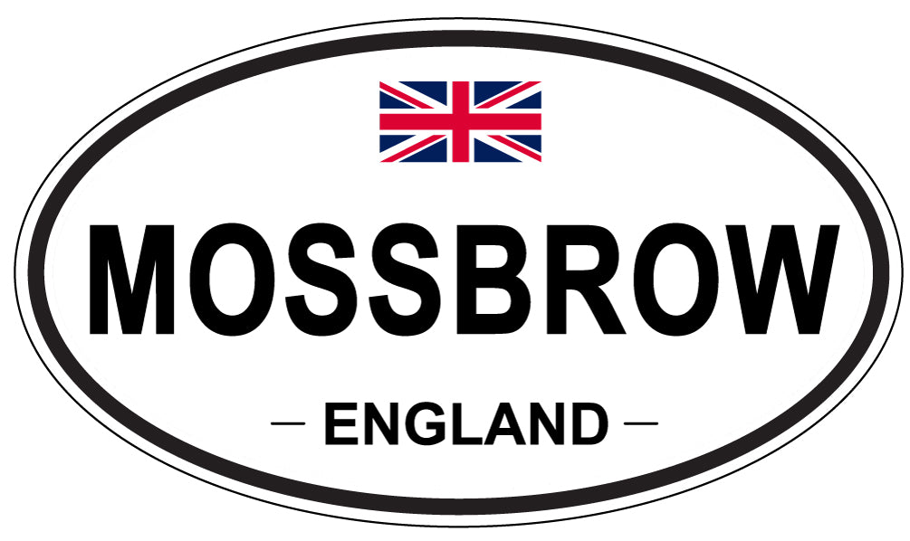 MOSSBROW, England - Oval Magnet