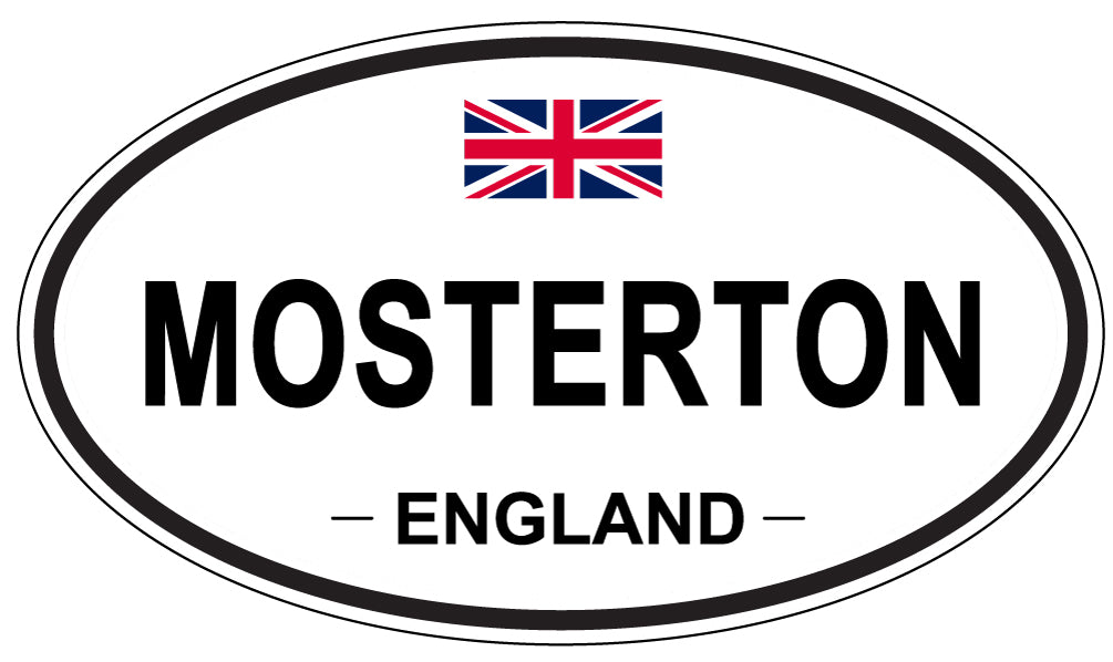 MOSTERTON, England - Oval Magnet