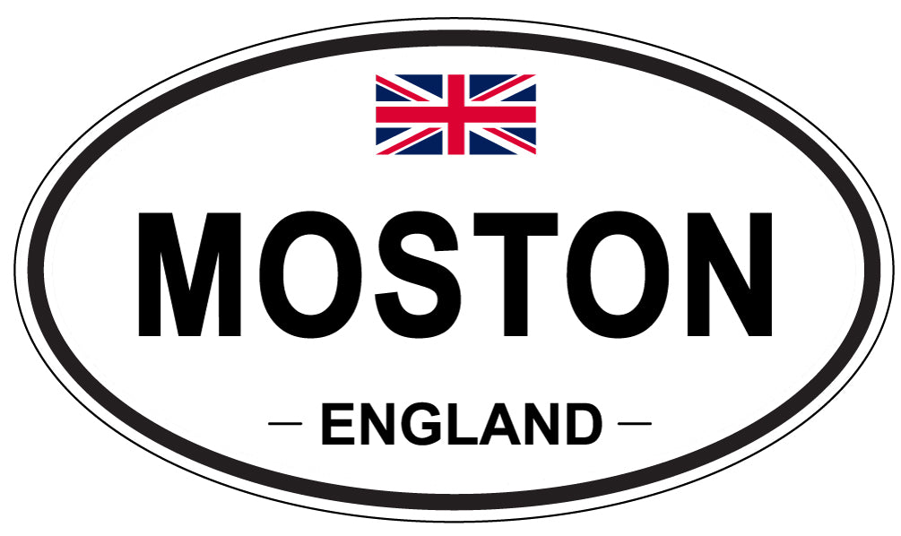 MOSTON, England - Oval Magnet