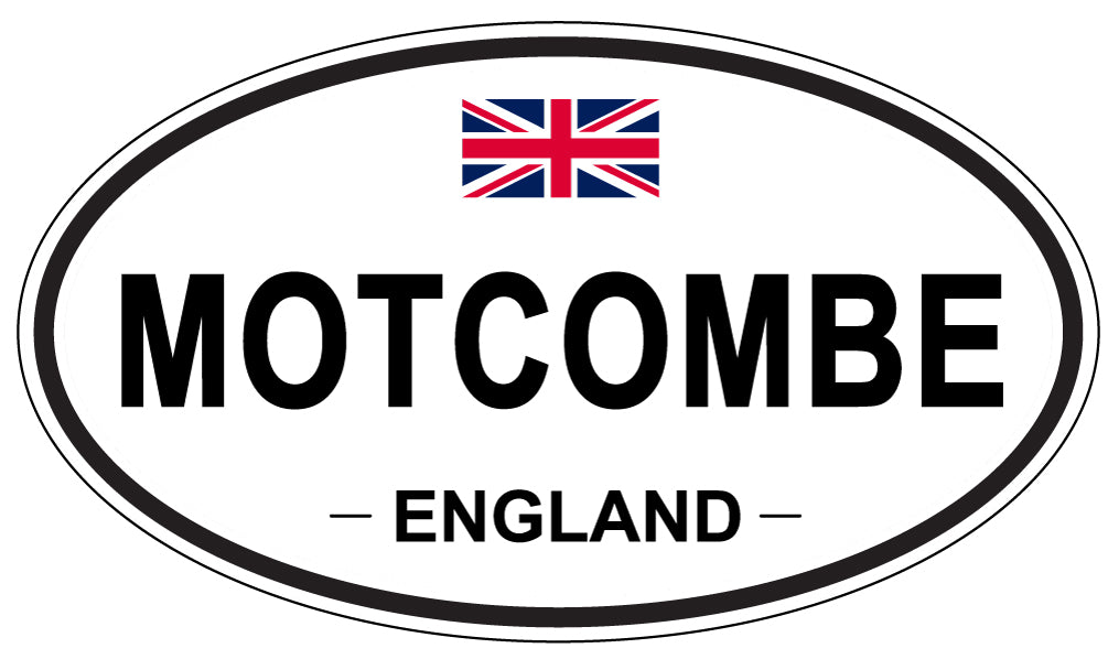 MOTCOMBE, England - Oval Magnet