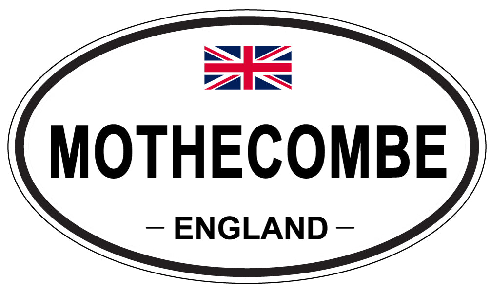 MOTHECOMBE, England - Oval Magnet
