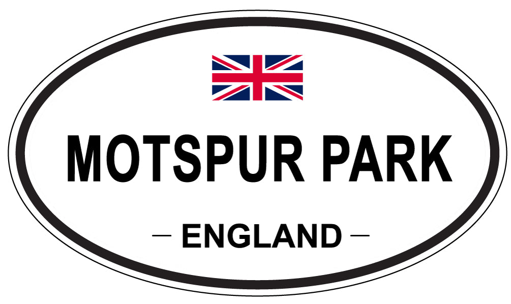 MOTSPUR PARK, England - Oval Magnet