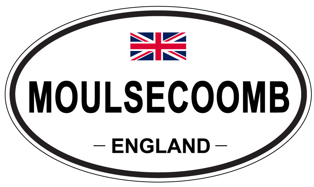 MOULSECOOMB, ENGLAND - Oval Sticker