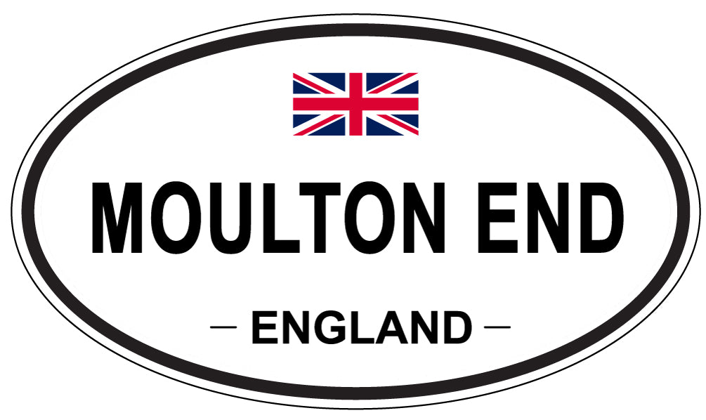 MOULTON END, England - Oval Magnet