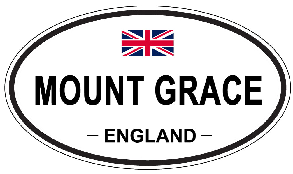 MOUNT GRACE, England - Oval Magnet
