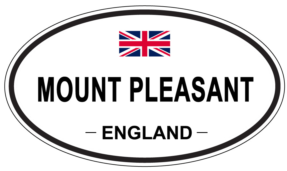 MOUNT PLEASANT, England - Oval Magnet