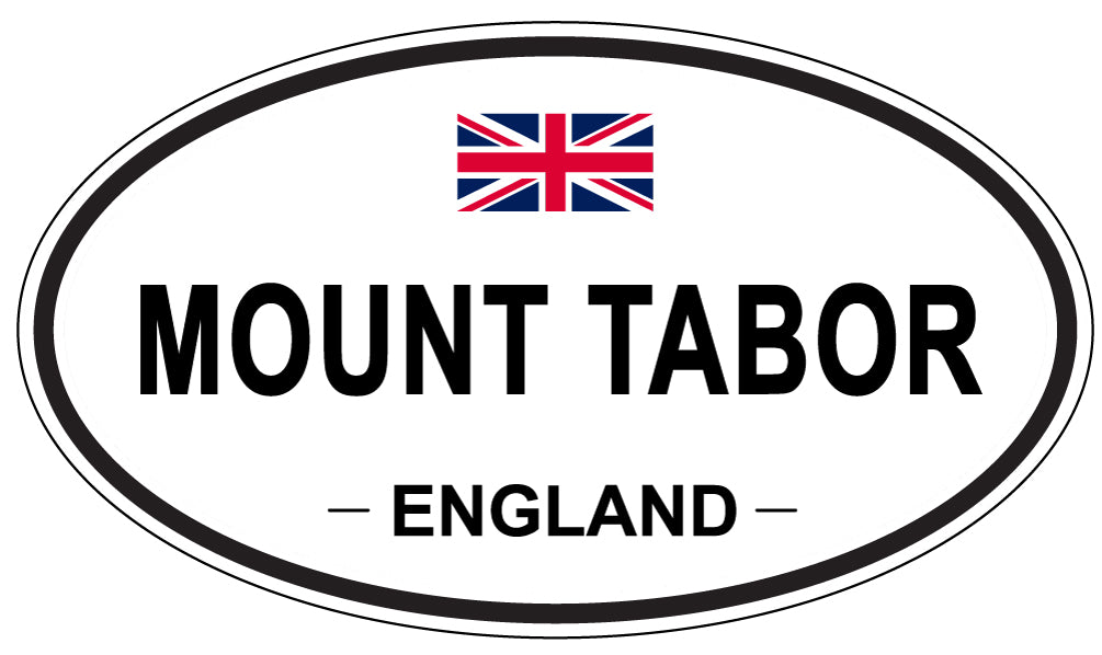 MOUNT TABOR, England - Oval Magnet