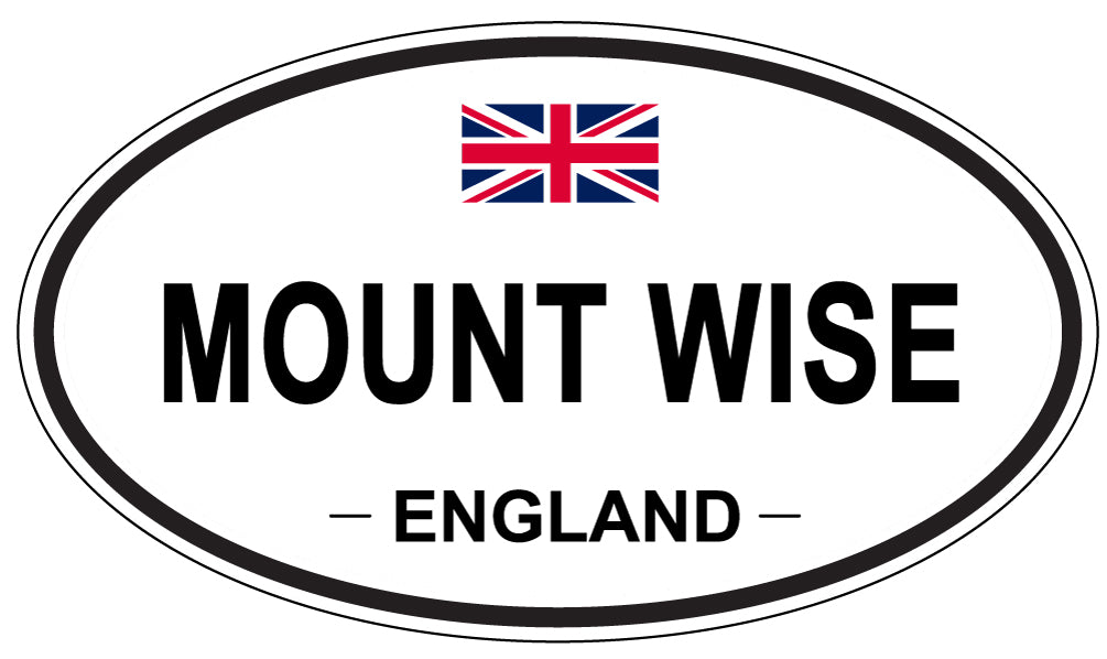 MOUNT WISE, England - Oval Magnet
