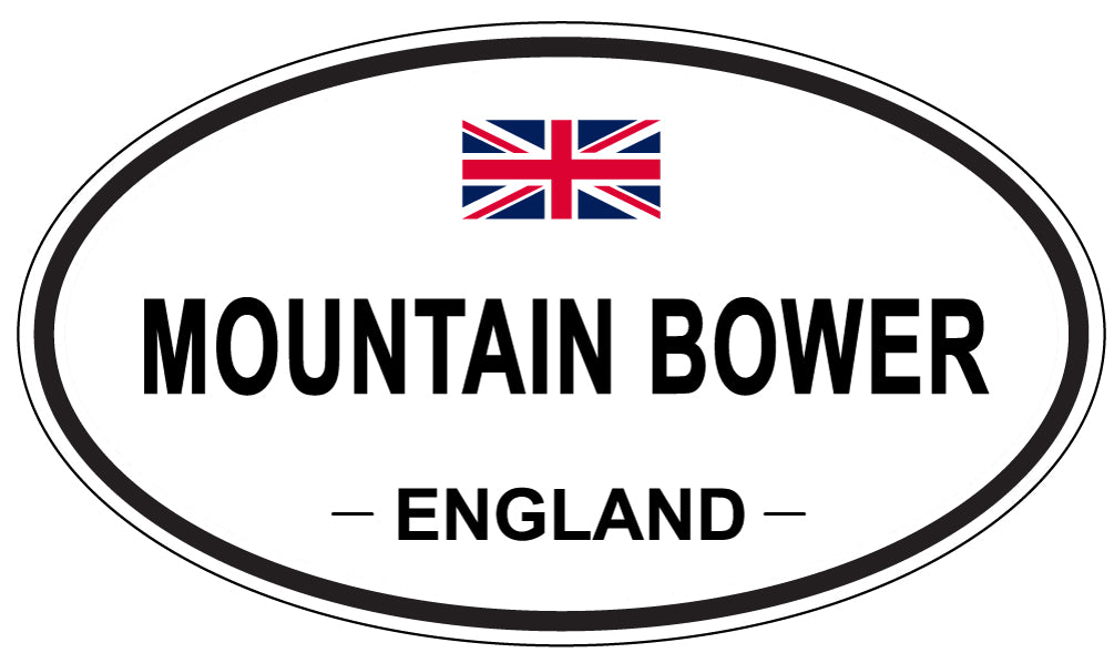 MOUNTAIN BOWER, England - Oval Magnet