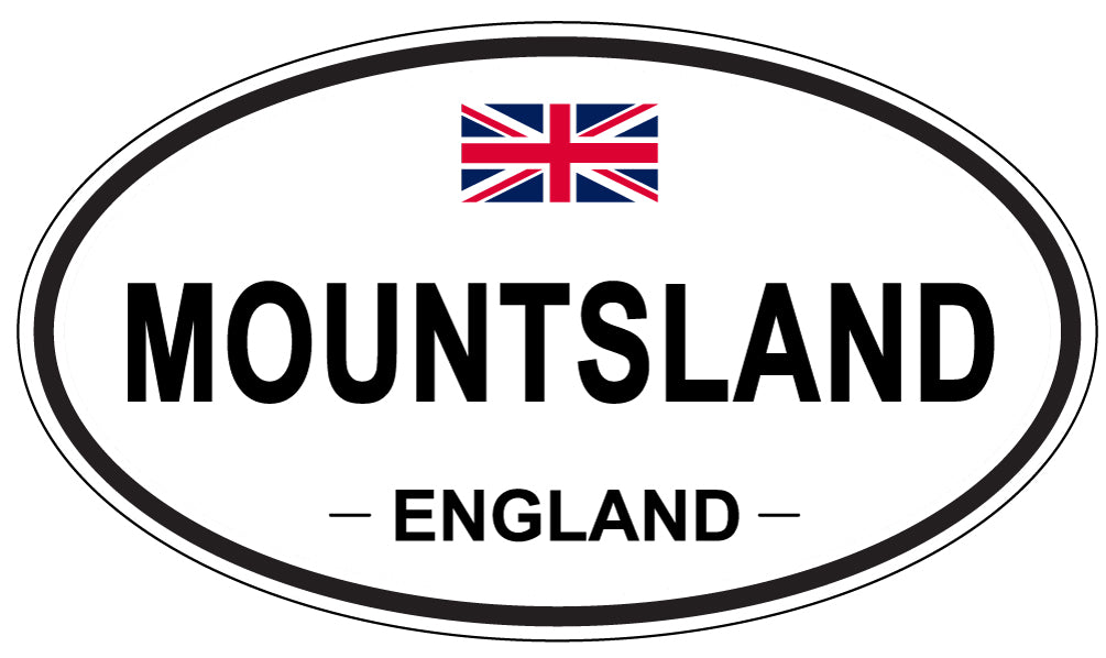 MOUNTSLAND, England - Oval Magnet