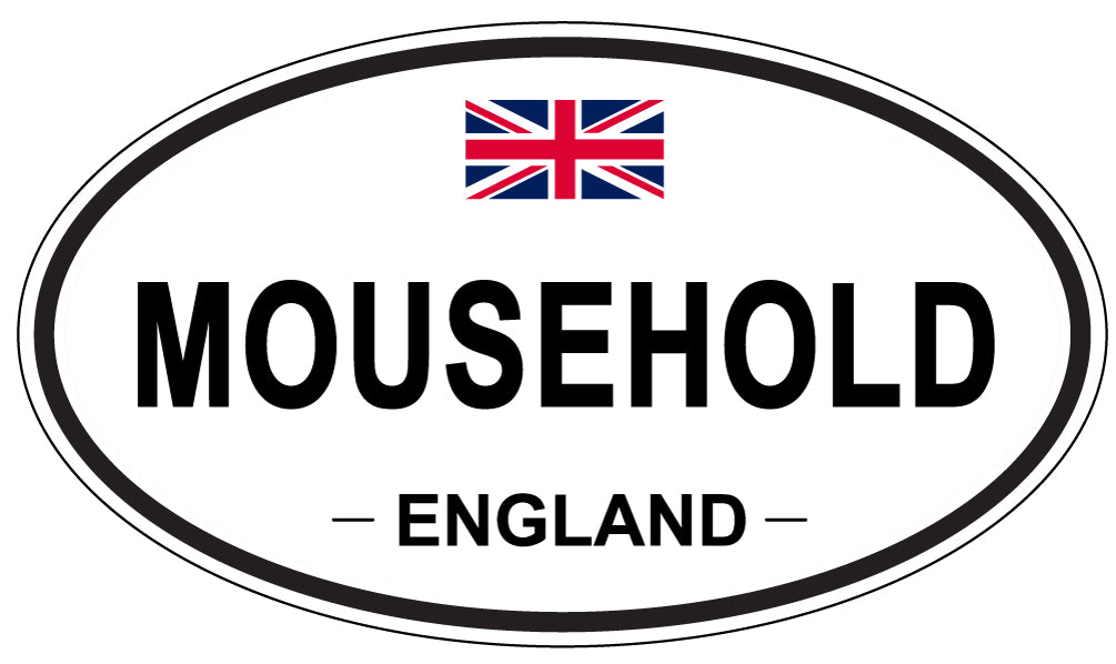 MOUSEHOLD, England - Oval Magnet