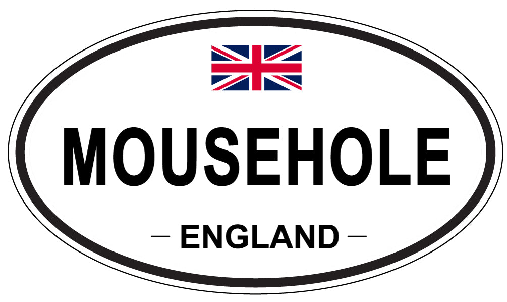 MOUSEHOLE, England - Oval Magnet