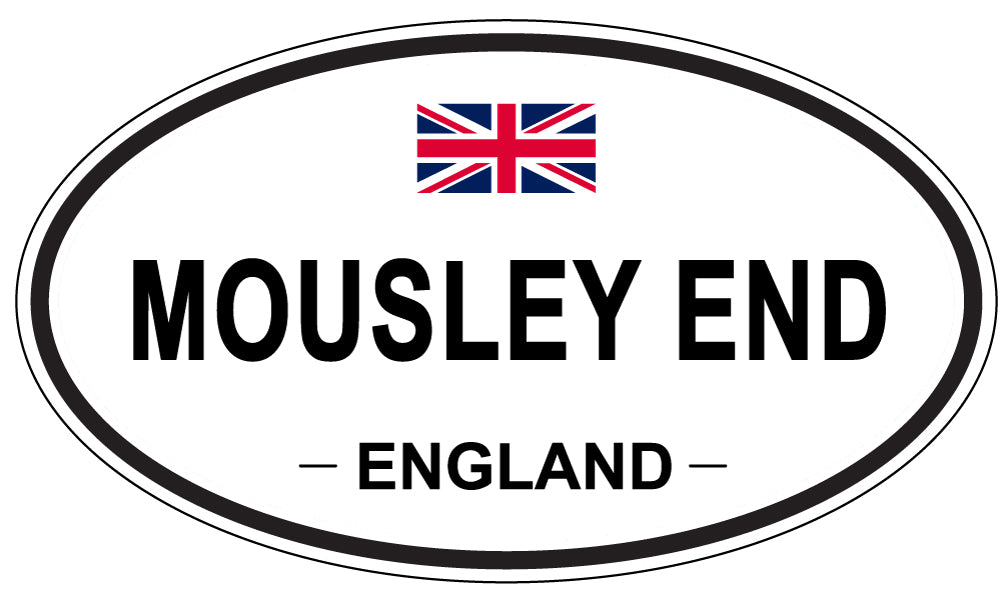MOUSLEY END, England - Oval Magnet