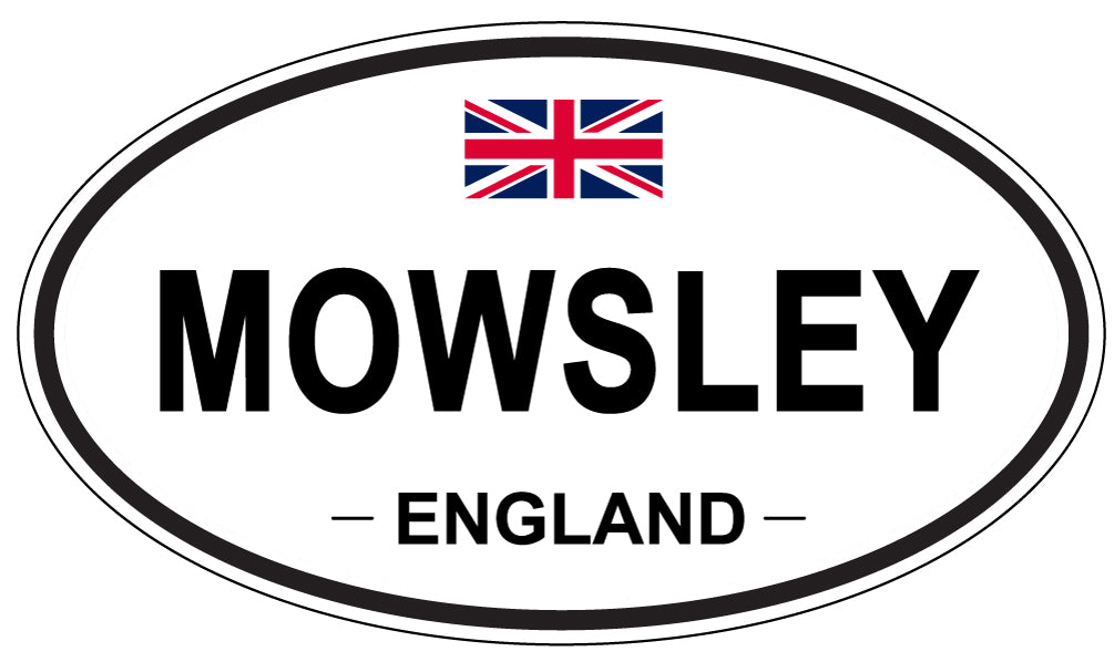 MOWSLEY, England - Oval Magnet