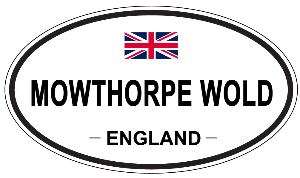 MOWTHORPE WOLD, England - Oval Magnet