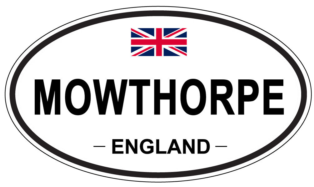 MOWTHORPE, England - Oval Magnet