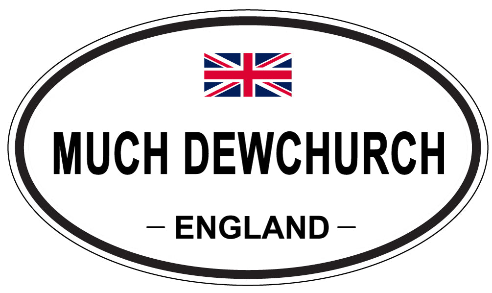 MUCH DEWCHURCH, England - Oval Magnet