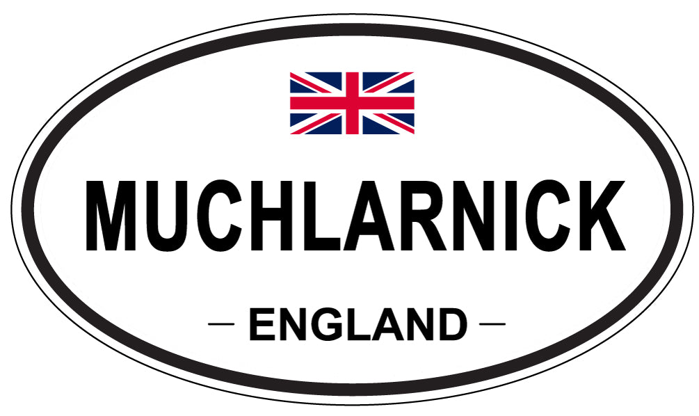 MUCHLARNICK, England - Oval Magnet