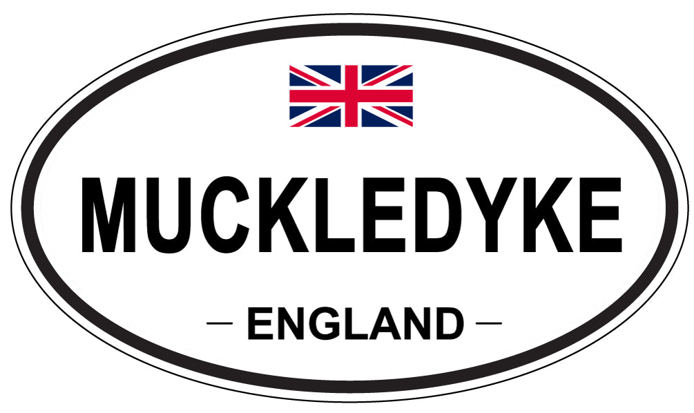 MUCKLEDYKE, England - Oval Magnet