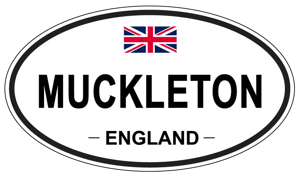 MUCKLETON, England - Oval Magnet