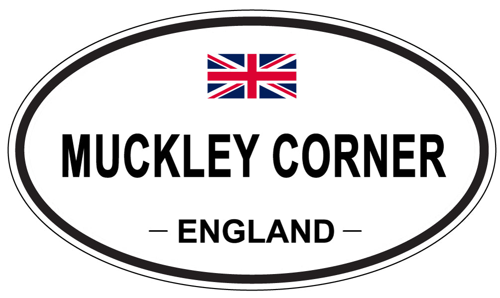 MUCKLEY CORNER, England - Oval Magnet