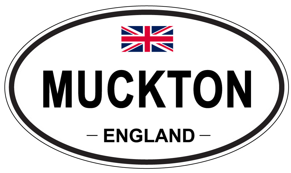 MUCKTON, England - Oval Magnet