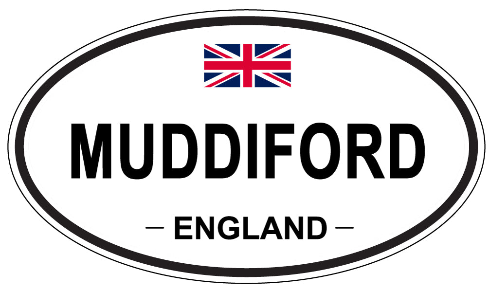 MUDDIFORD, England - Oval Magnet
