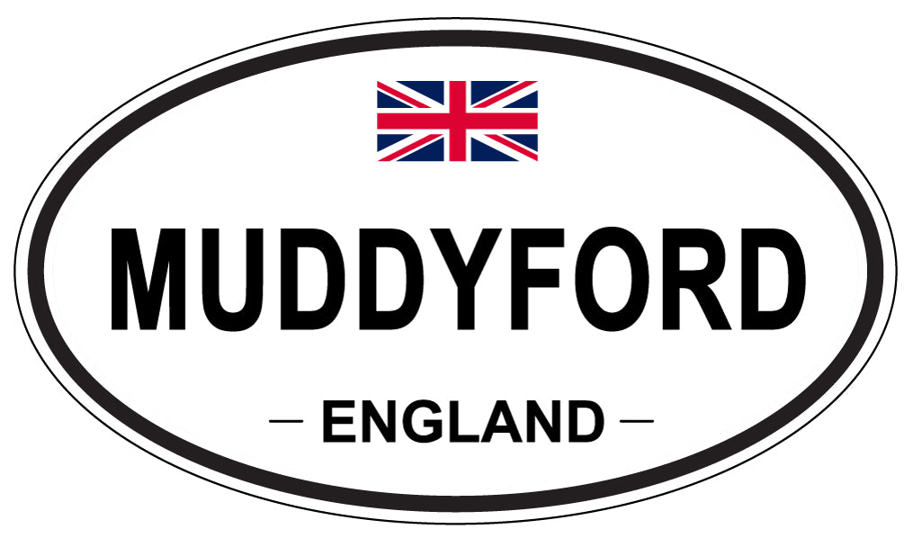 MUDDYFORD, England - Oval Magnet