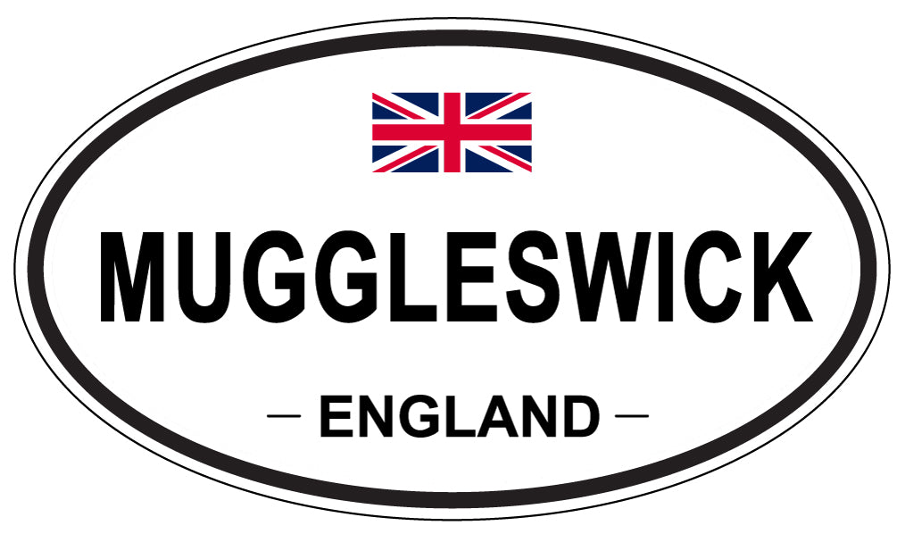 MUGGLESWICK, England - Oval Magnet