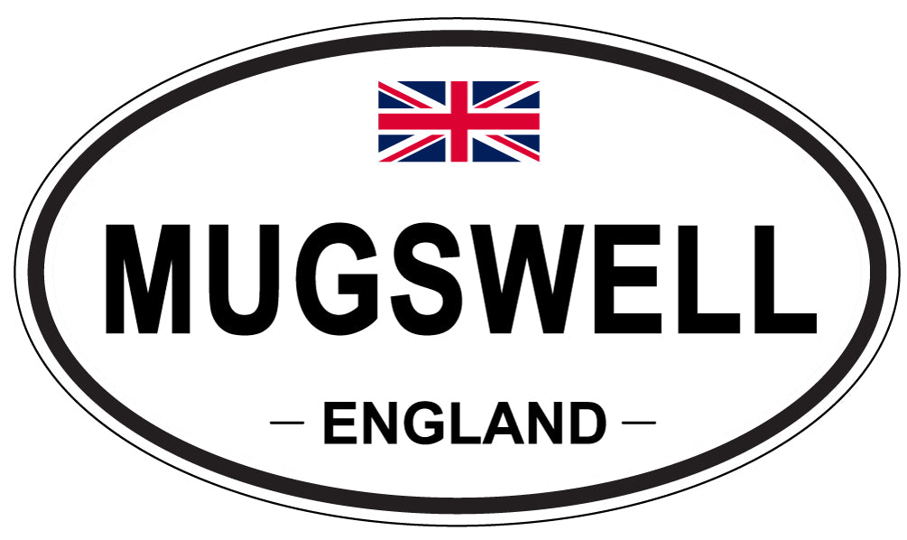 MUGSWELL, England - Oval Magnet