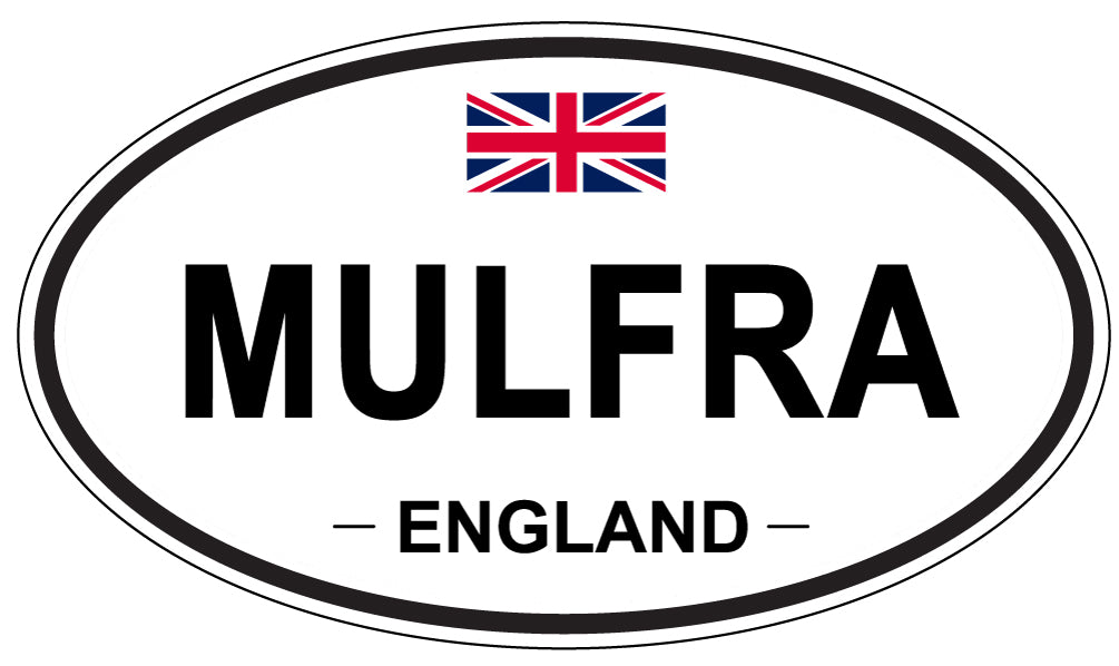 MULFRA, England - Oval Magnet