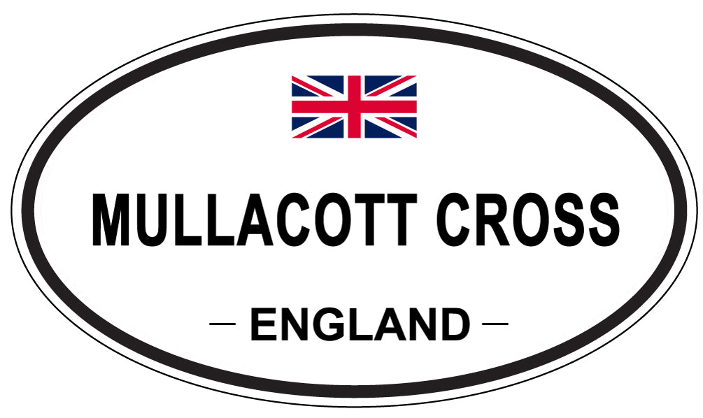 MULLACOTT CROSS, ENGLAND - Oval Sticker