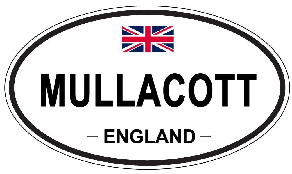 MULLACOTT, England - Oval Magnet