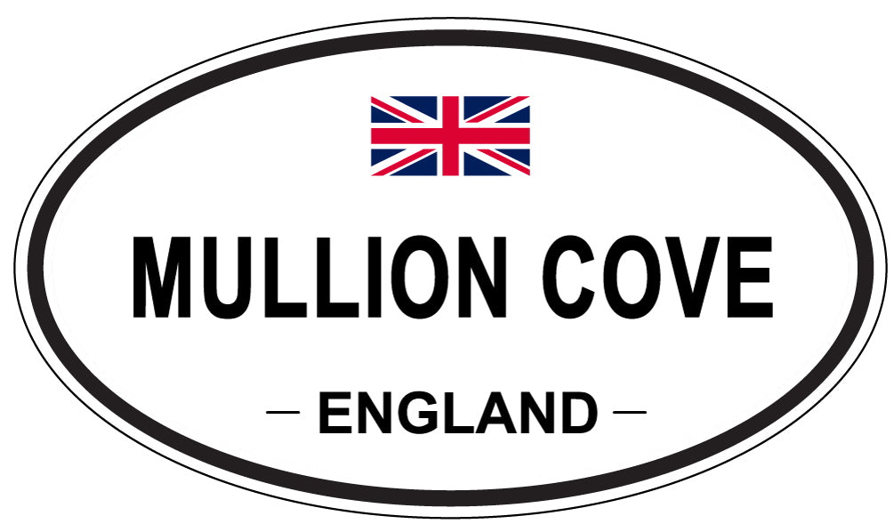 MULLION COVE, England - Oval Magnet