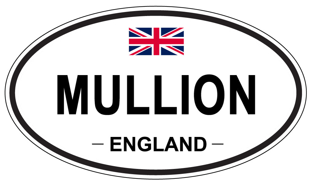 MULLION, England - Oval Magnet