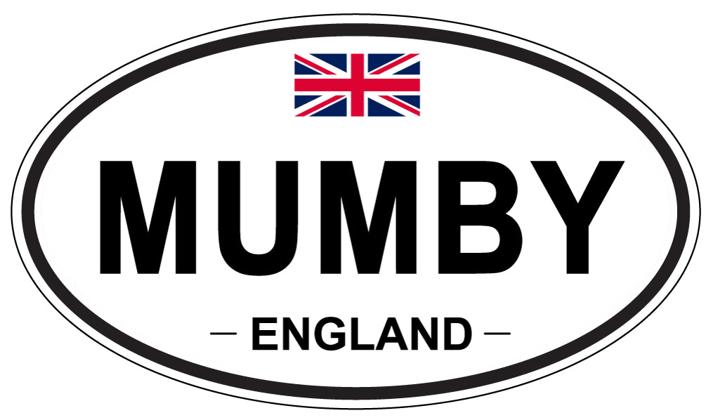 MUMBY, England - Oval Magnet