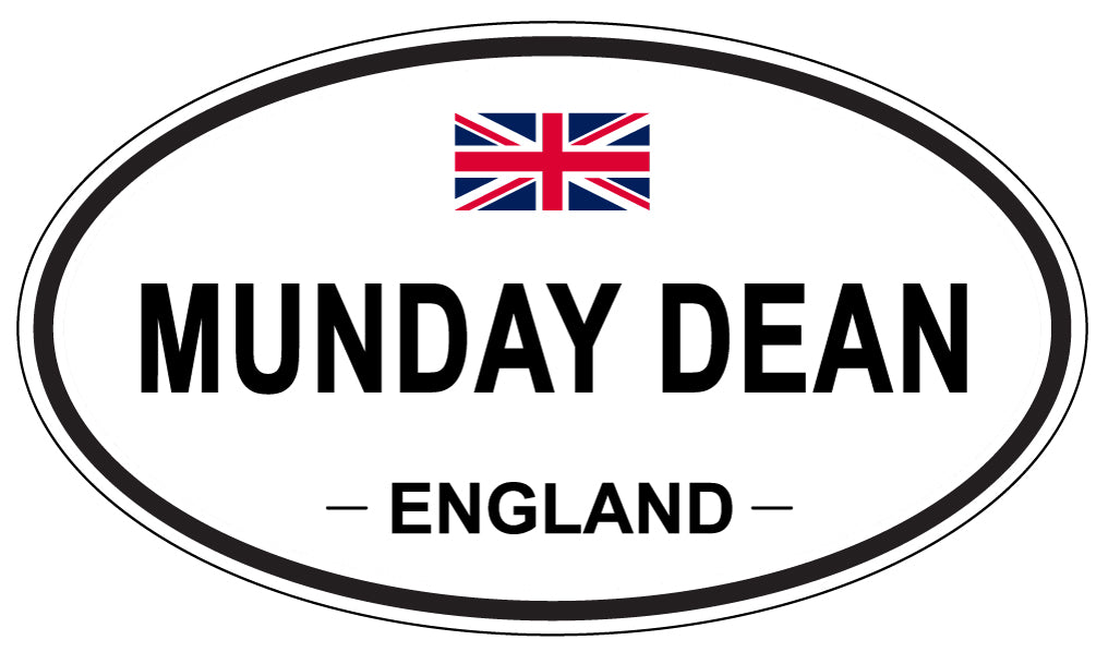 MUNDAY DEAN, England - Oval Magnet