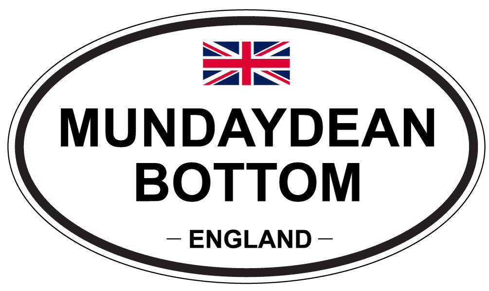 MUNDAYDEAN BOTTOM, England - Oval Magnet