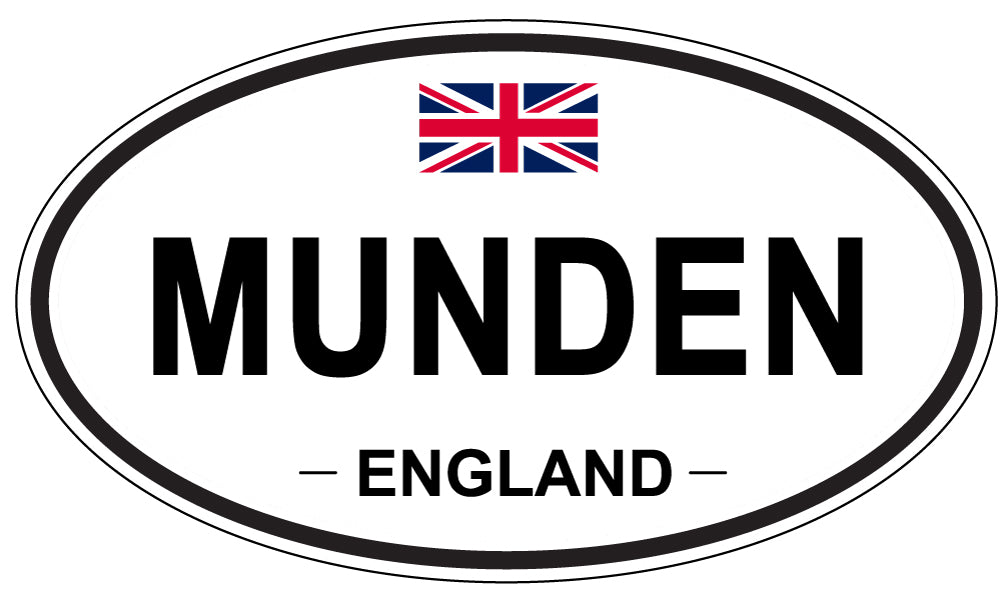 MUNDEN, England - Oval Magnet