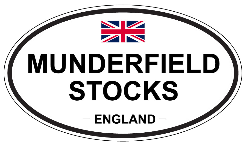 MUNDERFIELD STOCKS, England - Oval Magnet