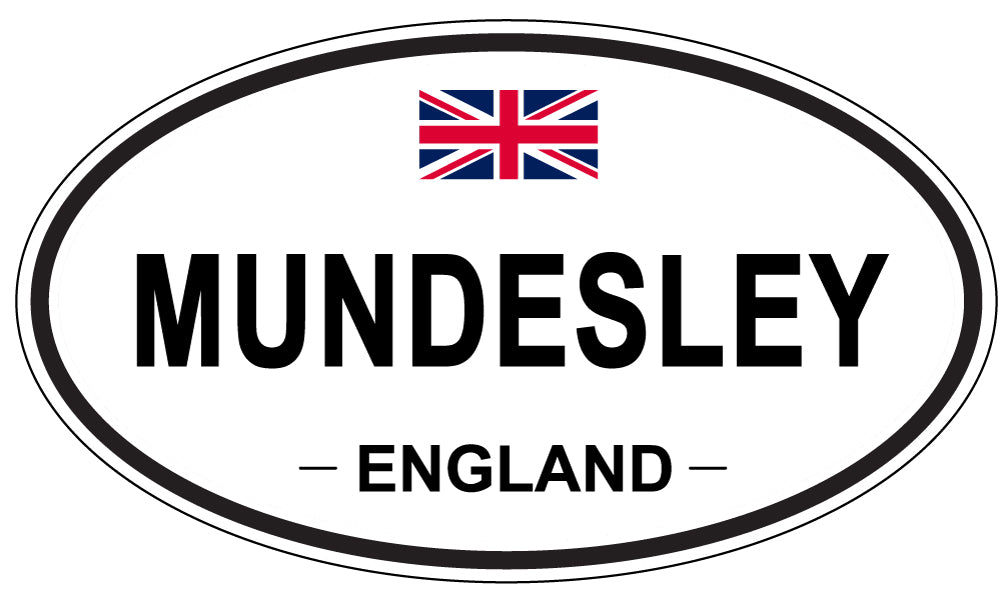 MUNDESLEY, England - Oval Magnet