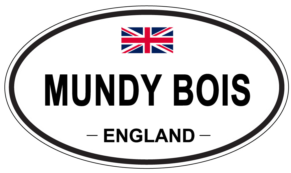 MUNDY BOIS, England - Oval Magnet