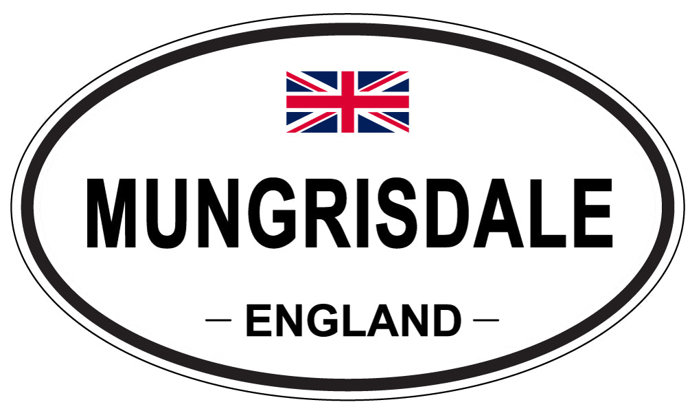 MUNGRISDALE, England - Oval Magnet