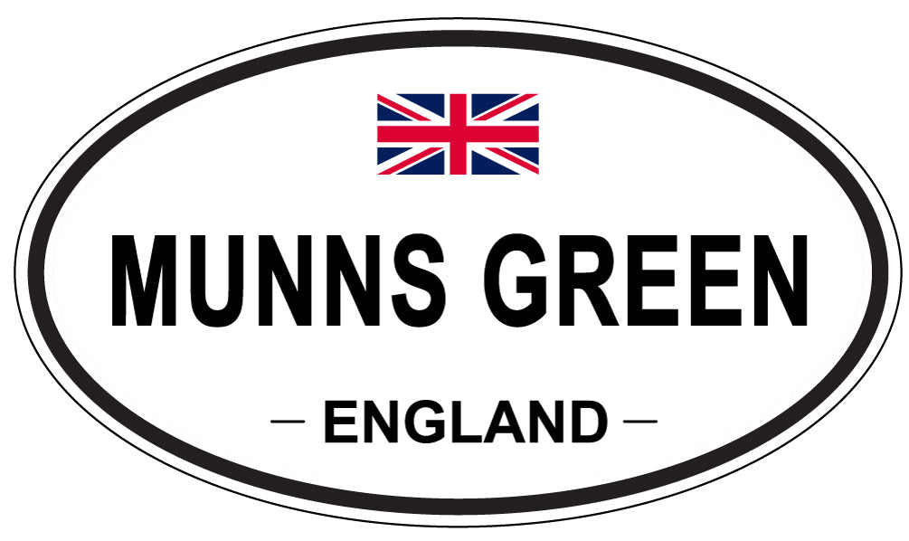 MUNNS GREEN, England - Oval Magnet