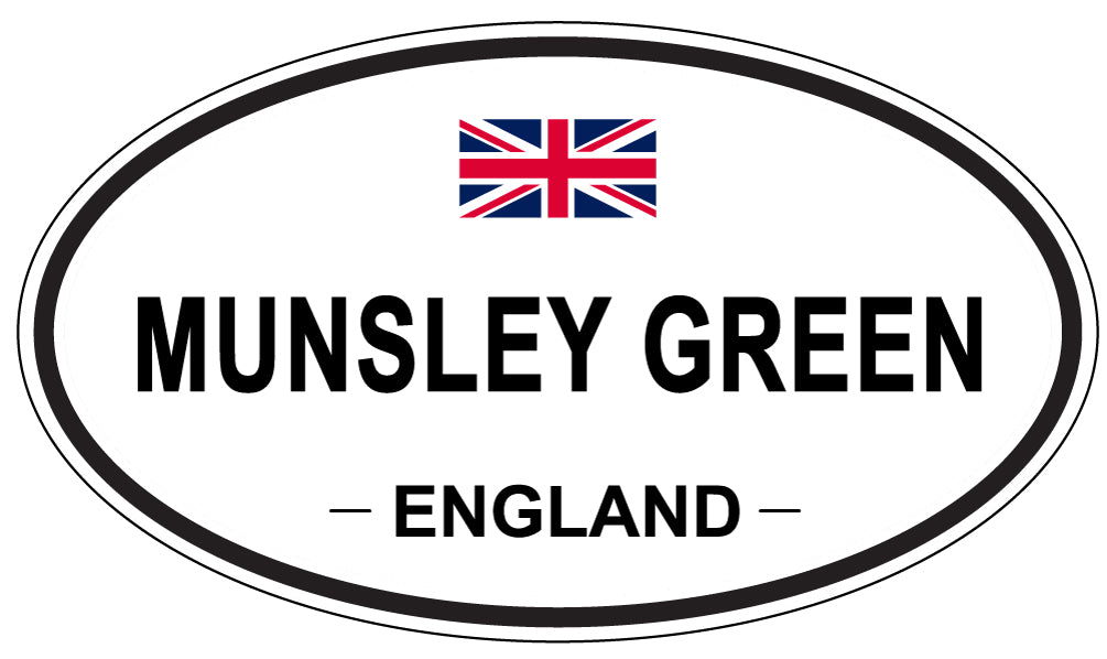 MUNSLEY GREEN, England - Oval Magnet