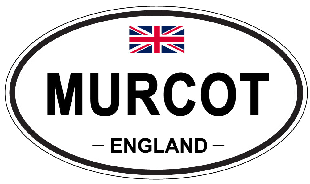 MURCOT, England - Oval Magnet