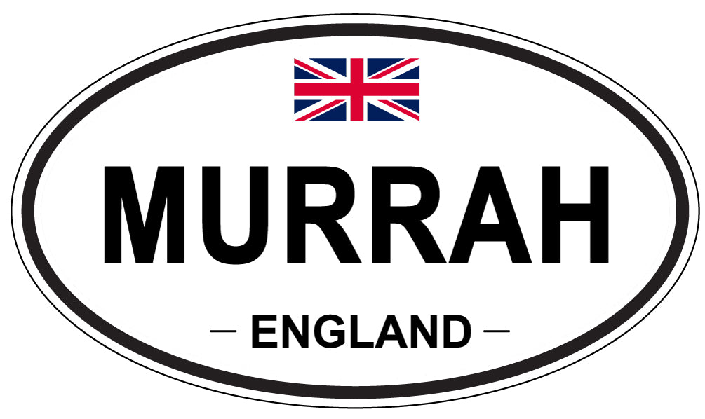 MURRAH, England - Oval Magnet
