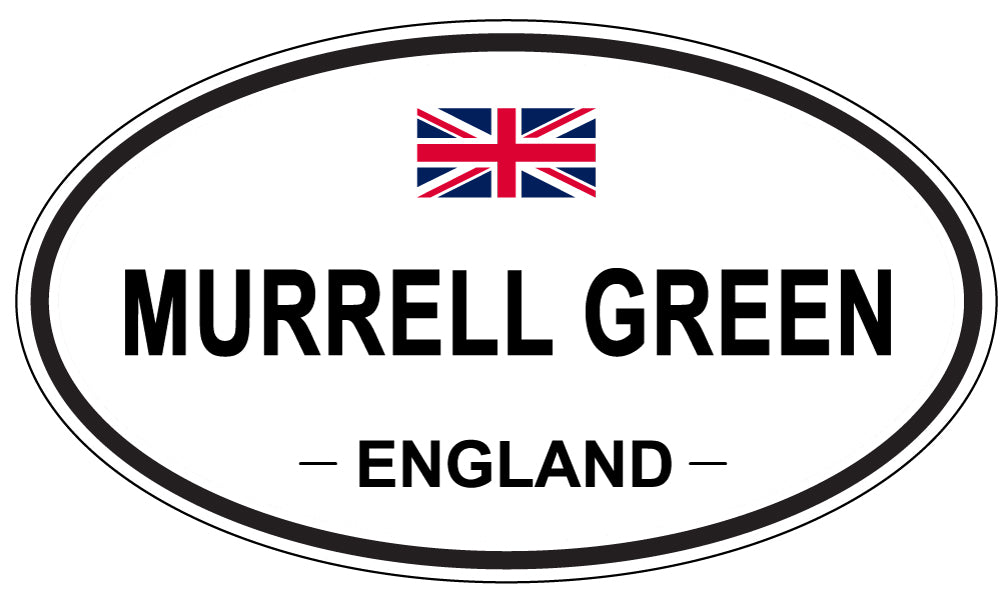 MURRELL GREEN, England - Oval Magnet