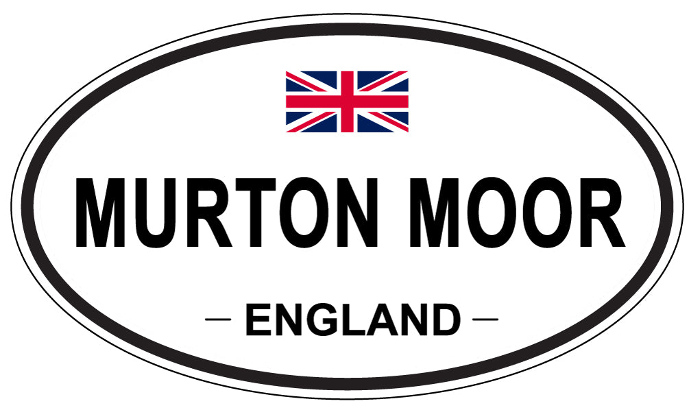 MURTON MOOR, ENGLAND - Oval Sticker